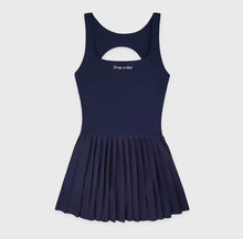 Load image into Gallery viewer, Signature Logo Court Dress - Dark Navy
