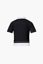 Load image into Gallery viewer, Piccola Polo Top - Black
