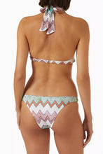 Load image into Gallery viewer, Zigzag-Knit Bikini - Multicolor Black
