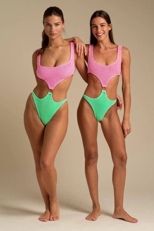 Augusta - Hot Pink & Neon Green
