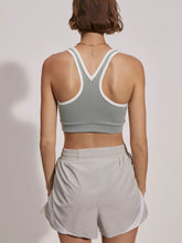 Load image into Gallery viewer, Move Selma Bra  - Mineral Green / White
