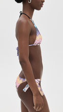 Load image into Gallery viewer, Viscose and lamŽ chevron-patterned bikini
