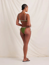 Load image into Gallery viewer, Ruched Channel String Pant  - Olivine
