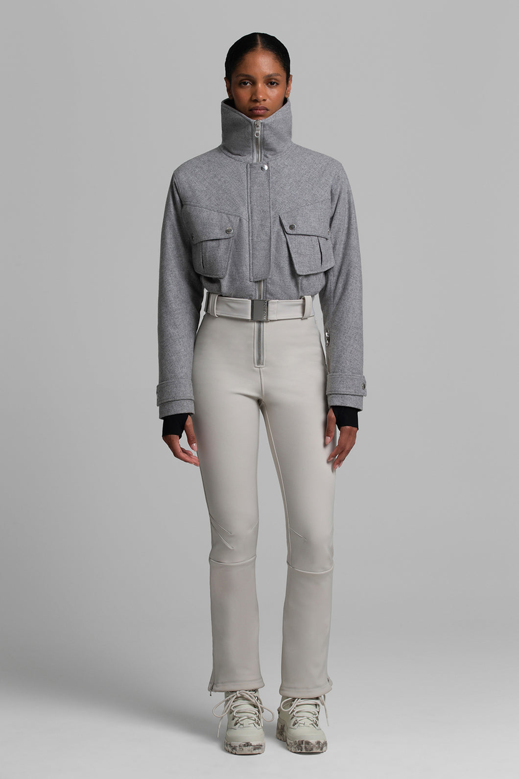 Telluride Ski Suit - Grey Melange/Stone