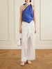Porto Tie Pant - White