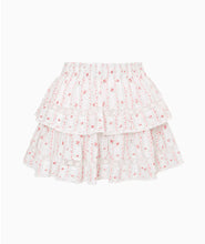 Load image into Gallery viewer, Ruffle Mini Skirt - Poppy Red
