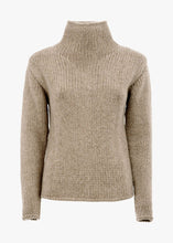 Load image into Gallery viewer, Arion Cashmere Chunky-Knit High-Neck - Mushroom
