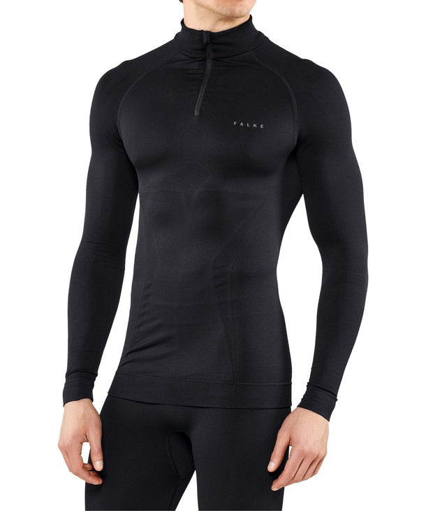 MEN LONG SLEEVE MAXIMUM WARM HIGH NECK ZIPPED