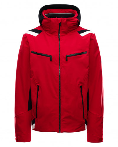 Tommy Shoulder Panel Ski Jacket -  Red