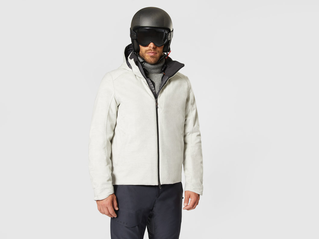 Armada Cashmere Jacket - Pearl Grey