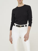 Load image into Gallery viewer, Faran Cashmere Round-Neck Layer - Black
