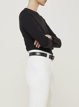 Load image into Gallery viewer, Faran Cashmere Round-Neck Layer - Black
