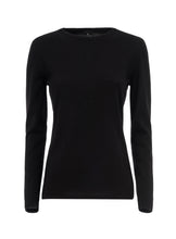Load image into Gallery viewer, Faran Cashmere Round-Neck Layer - Black
