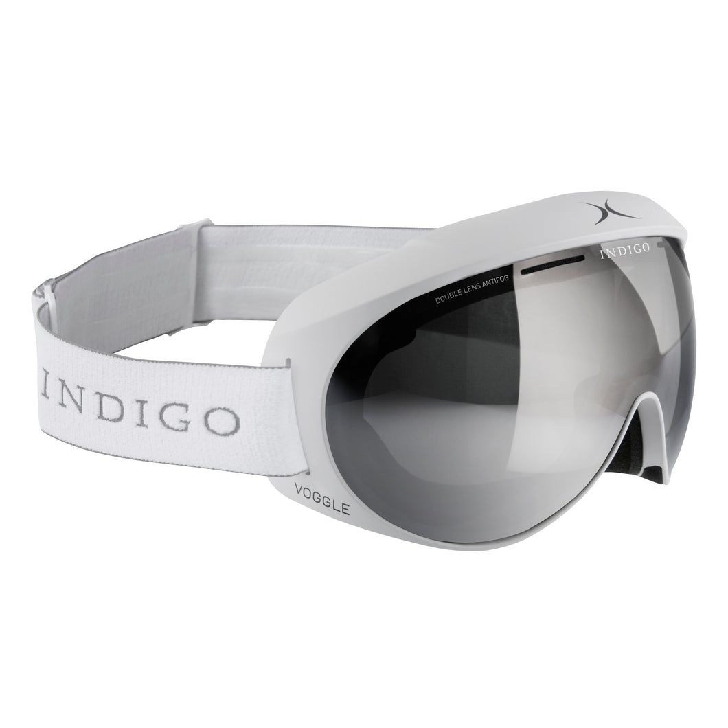 Voggles Goggles Asia Fit - Mirror Chrome White