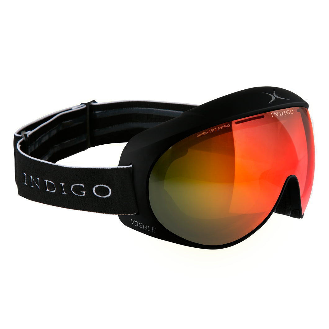 Voggles Goggles Asia Fit - Mirror Red Black