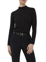 Load image into Gallery viewer, Lark Cashmere Mock-Neck Layer - Black

