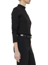 Load image into Gallery viewer, Lark Cashmere Mock-Neck Layer - Black
