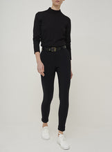 Load image into Gallery viewer, Lark Cashmere Mock-Neck Layer - Black
