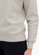 Load image into Gallery viewer, Sophie Cashmere Roll-Neck w. Elbow Patch - Ash Grey
