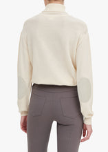 Load image into Gallery viewer, Sophie Cashmere Roll-Neck w. Elbow Patch - White

